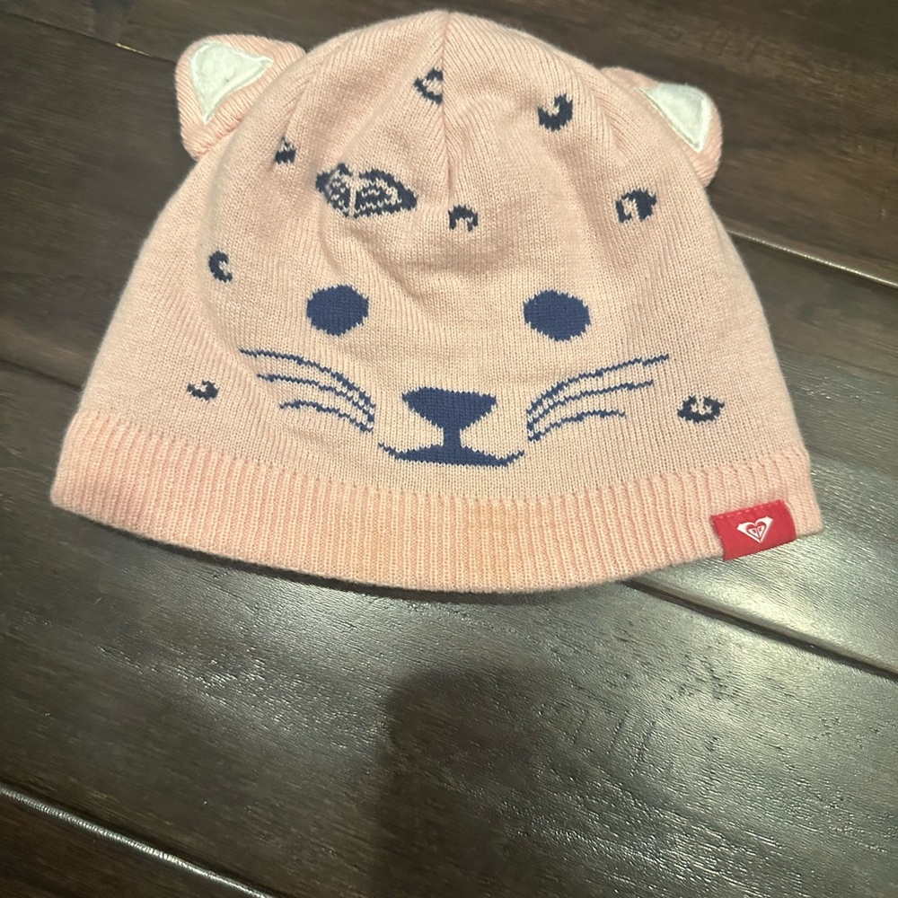 Roxy Pink Cat Beanie